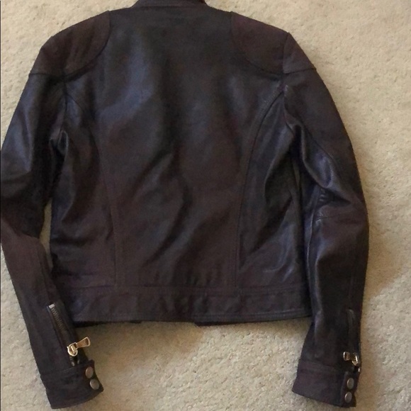 Dolce Gabana distressed leather cropped jacket EUC - Picture 6 of 6